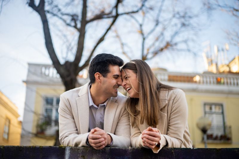 Trevor & Emily. Surprise proposal photo shoots in Lisbon